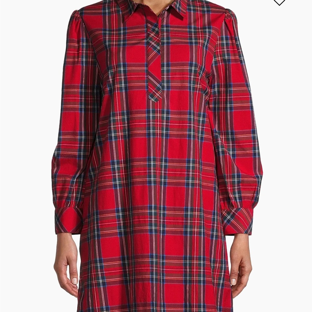Vineyard Vines Red Plaid Dress